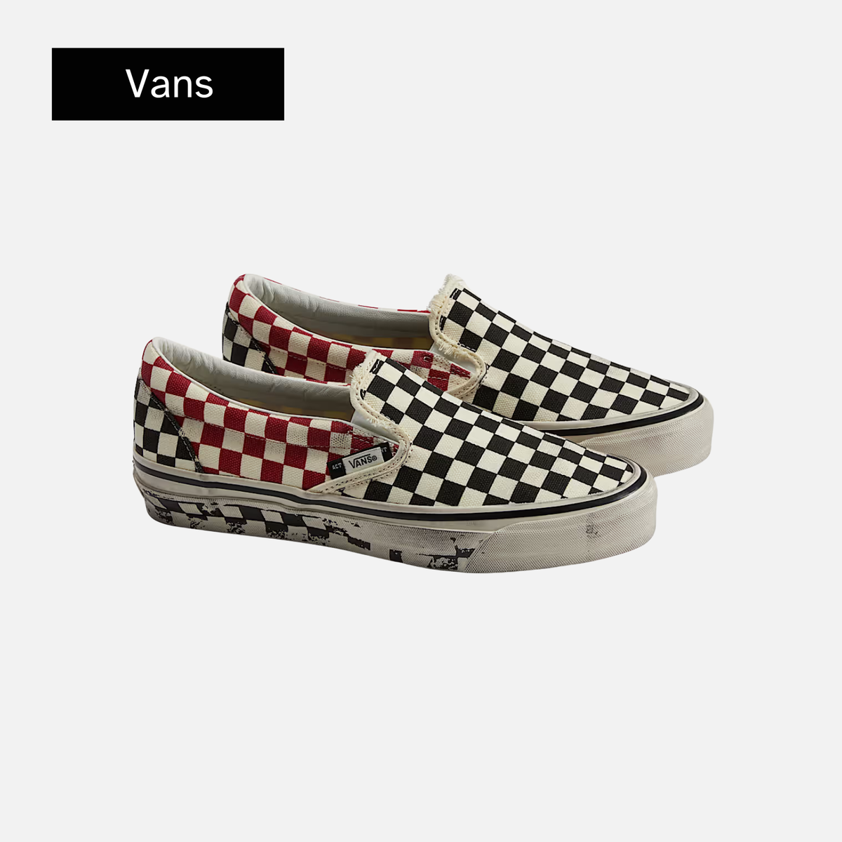 Vans LX Classic Slip-On 98 Act Of Disagreement 'Black Checkerboard'