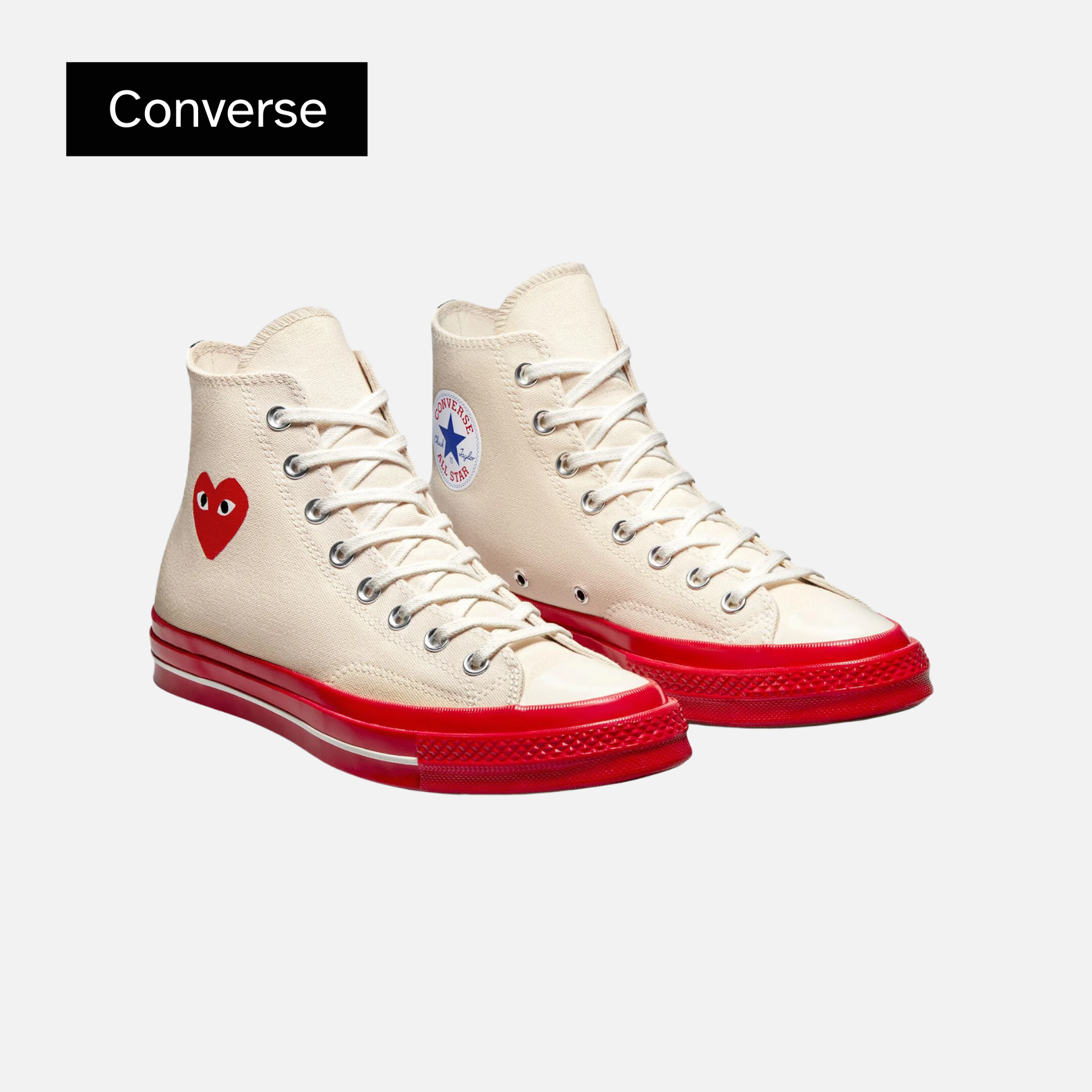 Comme des Garçons Play x Chuck 70 High 'Pristine Red'