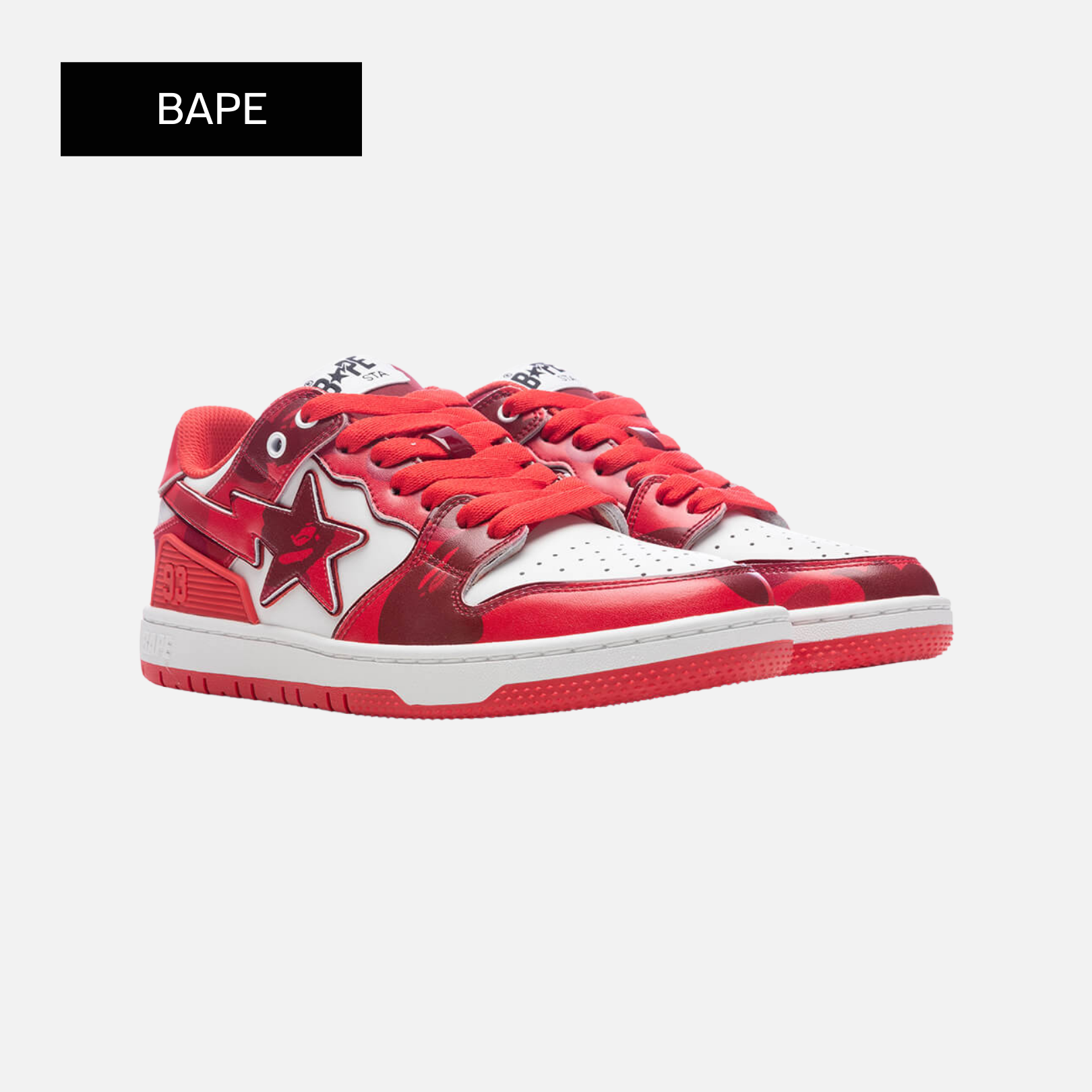 BAPE Sk8 Sta #5 'Red'