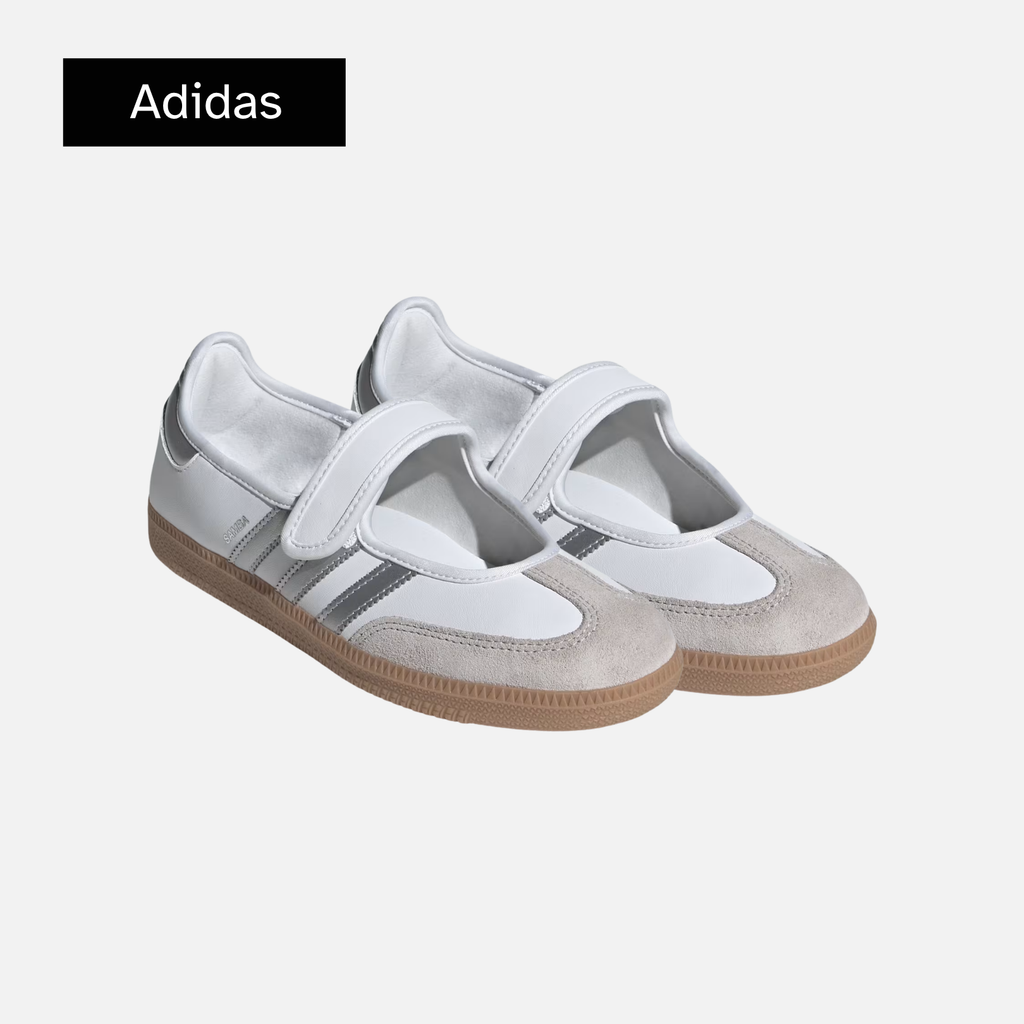 adidas Wmns Samba Jane 'Footwear White Silver Metallic Gum'