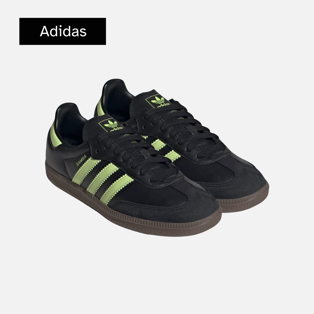 adidas Wmns Samba OG 'Black Pulse Lime Gum'