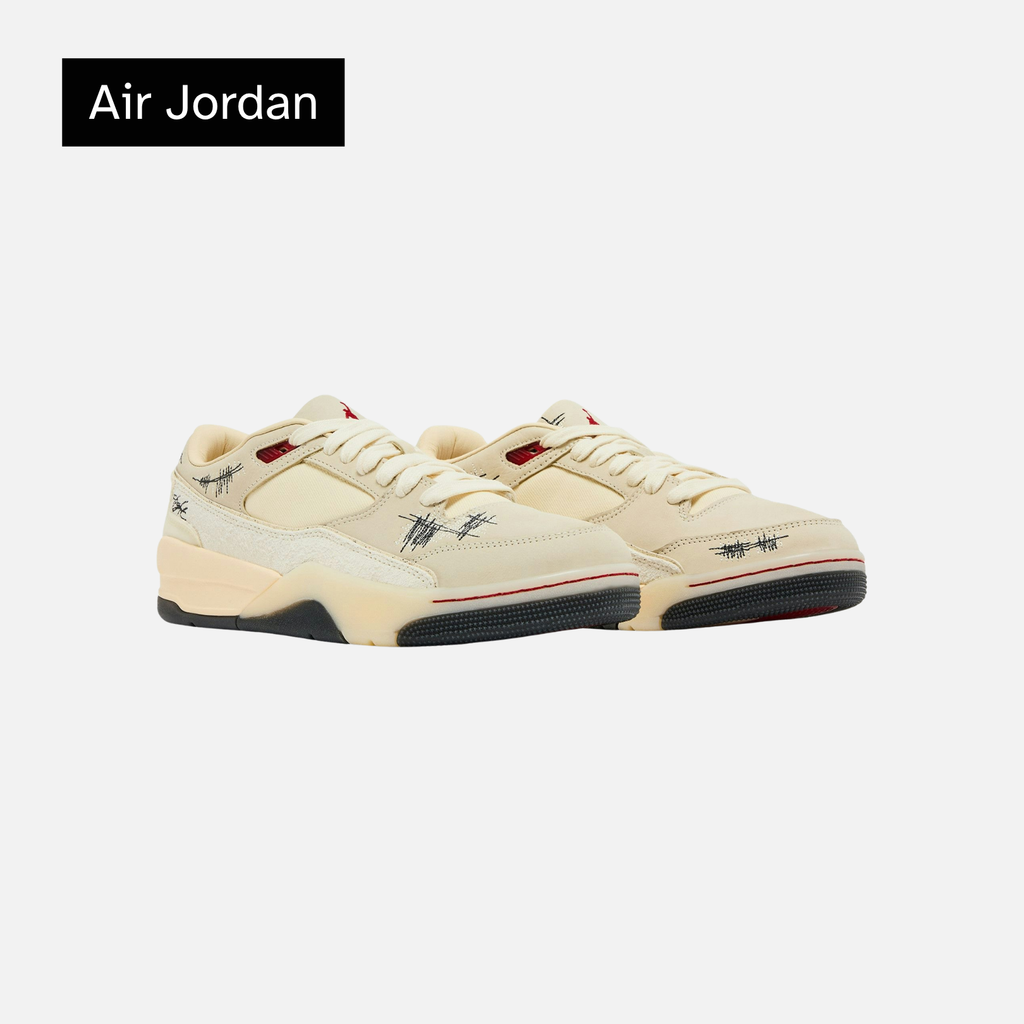 Who Decides War x Wmns Jordan Flight Court 'The World Is Your Court - Crèpe'