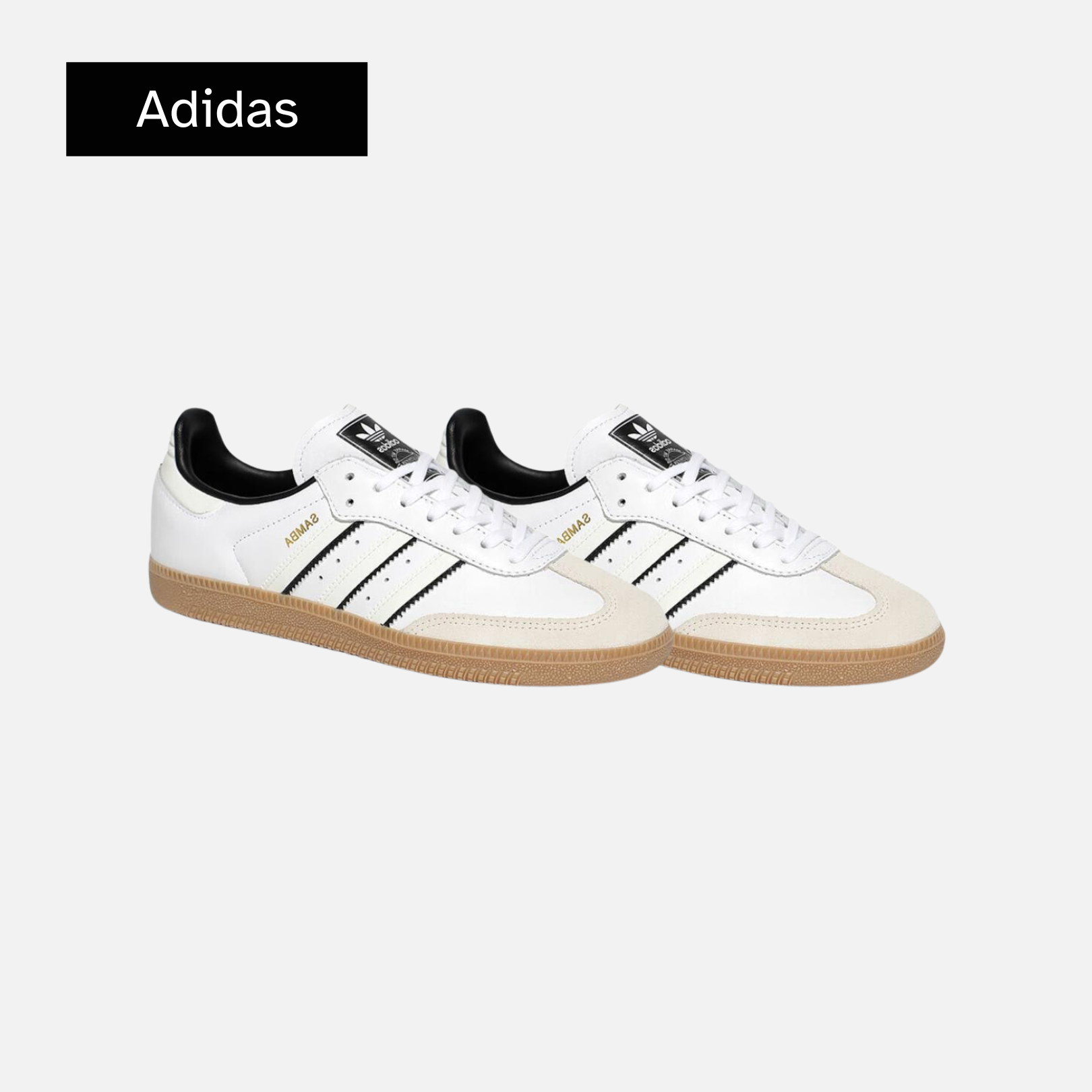 Samba OG J 'Double White Black Gum'