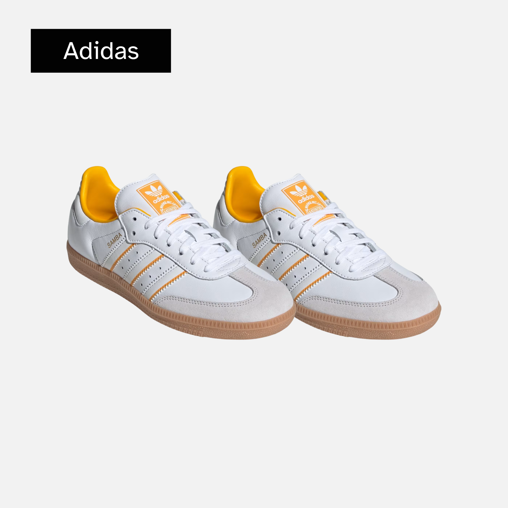 Samba OG J 'White Crew Yellow'