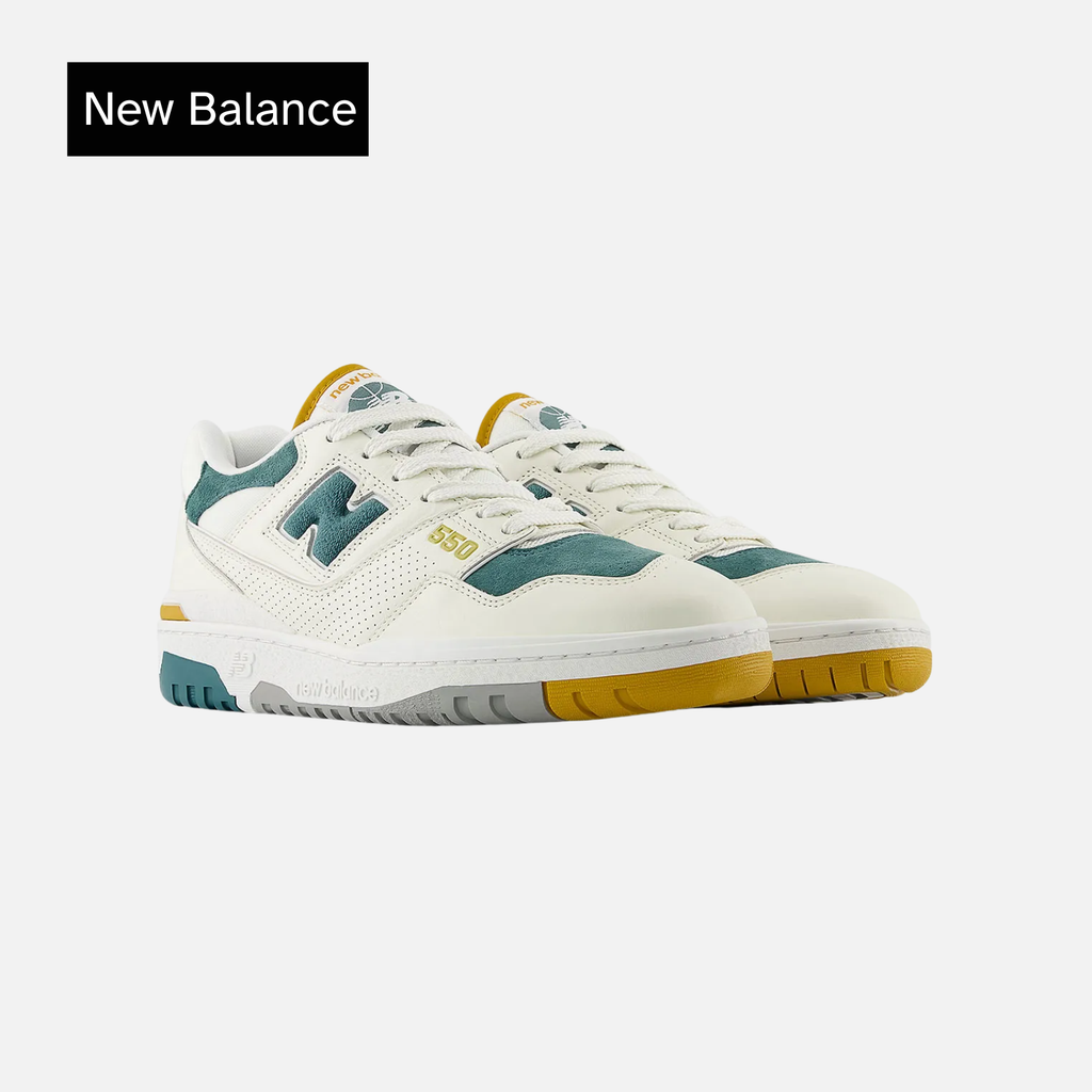 New Balance 550 'Suede Toe Pack - Green Mustard'