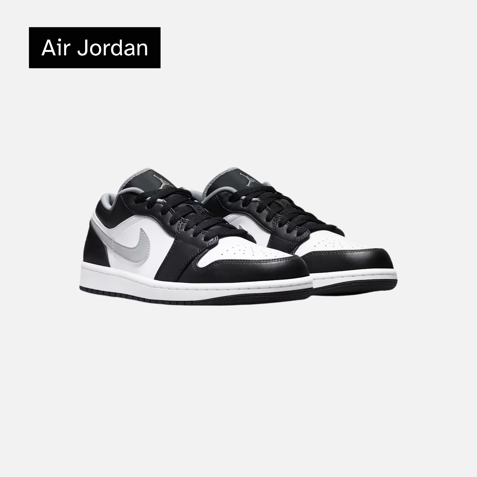 Air Jordan 1 Low 'Black Medium Grey'