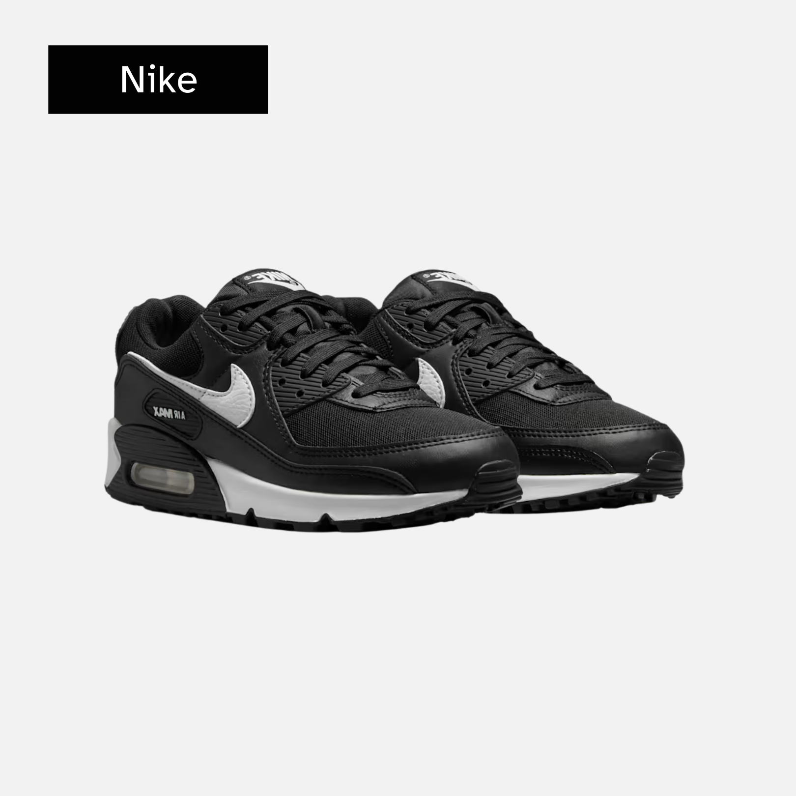 Nike Wmns Air Max 90 'Black White'