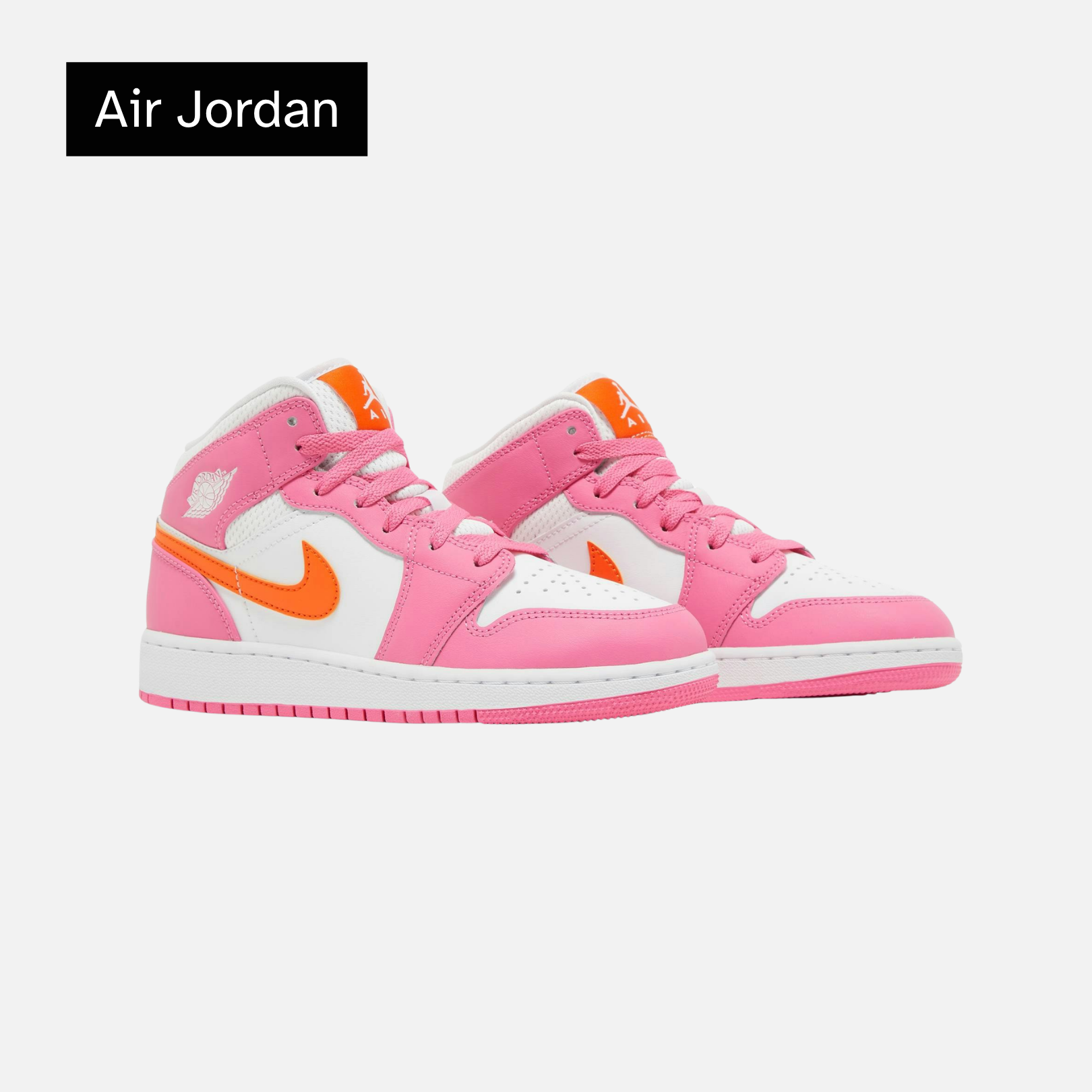 Air Jordan 1 Mid GS 'Pinksicle Orange'