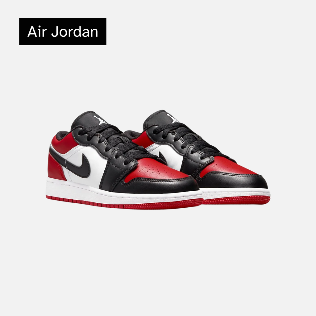 Air Jordan 1 Low GS 'Bred Toe'