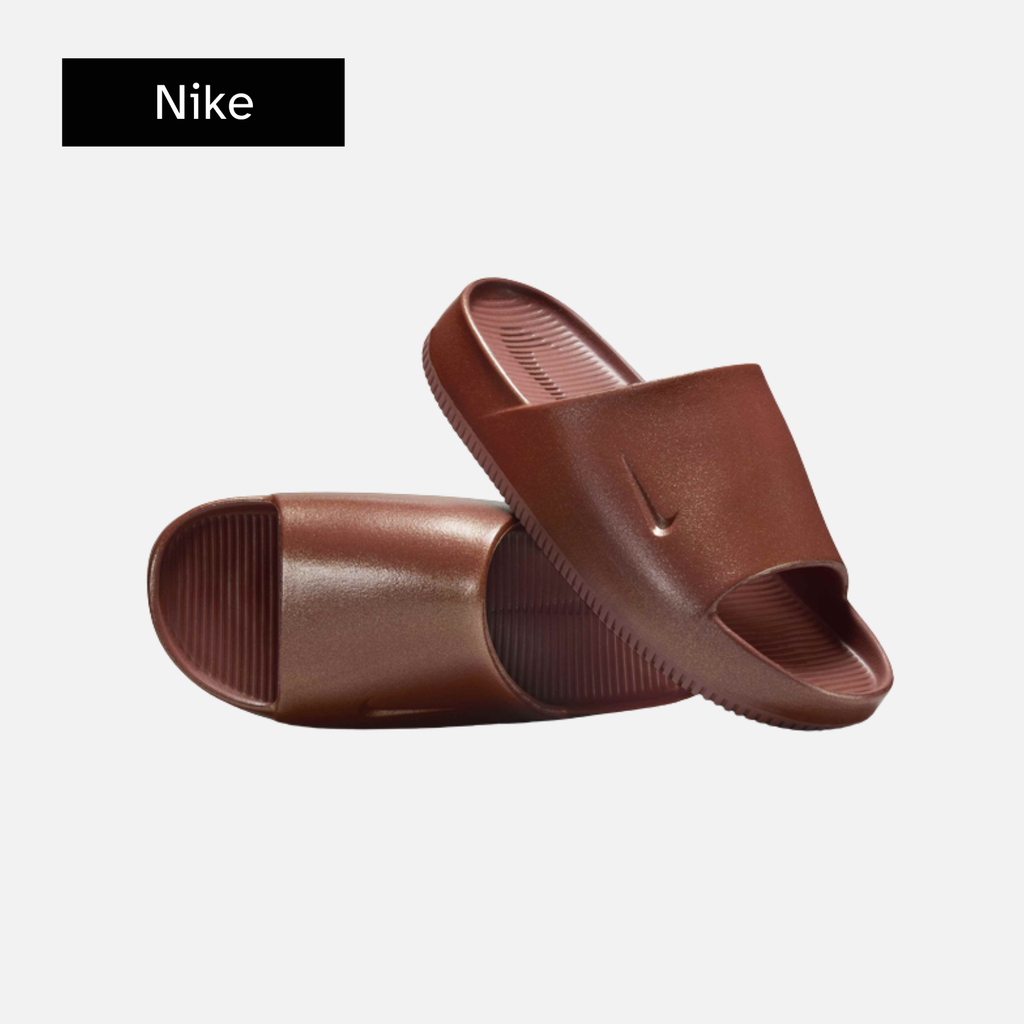 Wmns Calm Slide 'Shimmery Red Sepia'