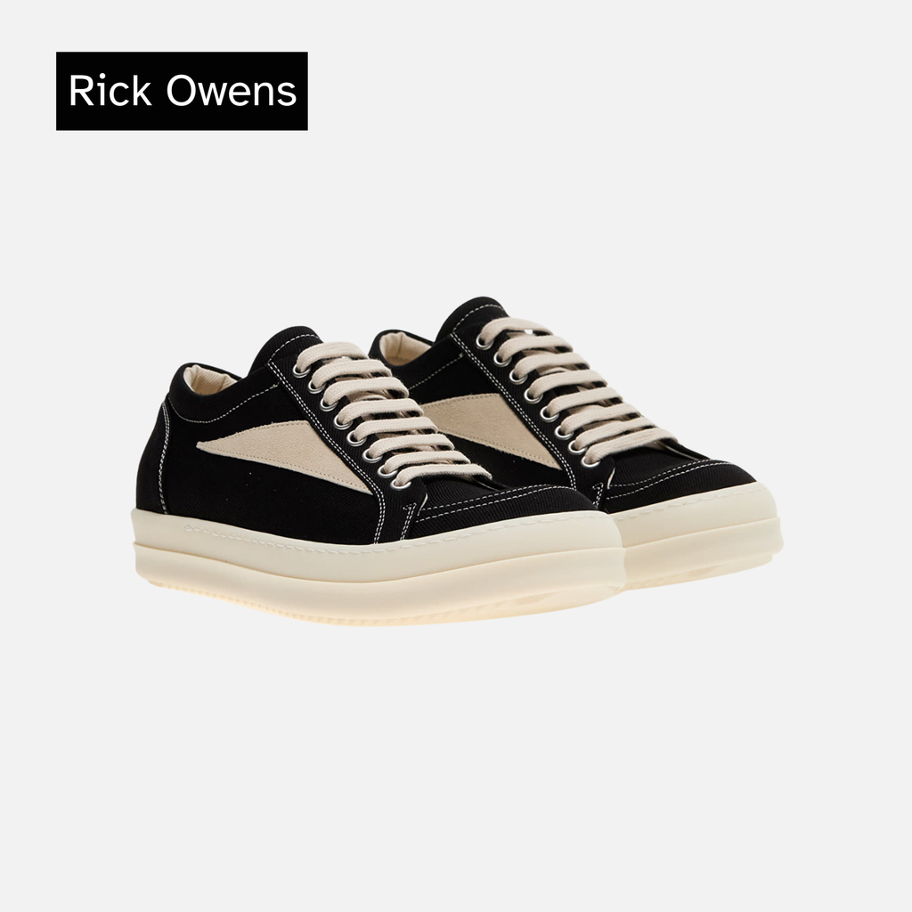 Rick Owens DRKSHDW Vintage Sneaker 'Black Milk'