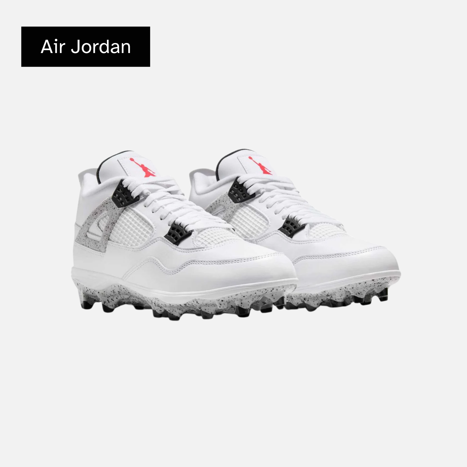 Air Jordan 4 Retro TD Cleat 'White Cement'