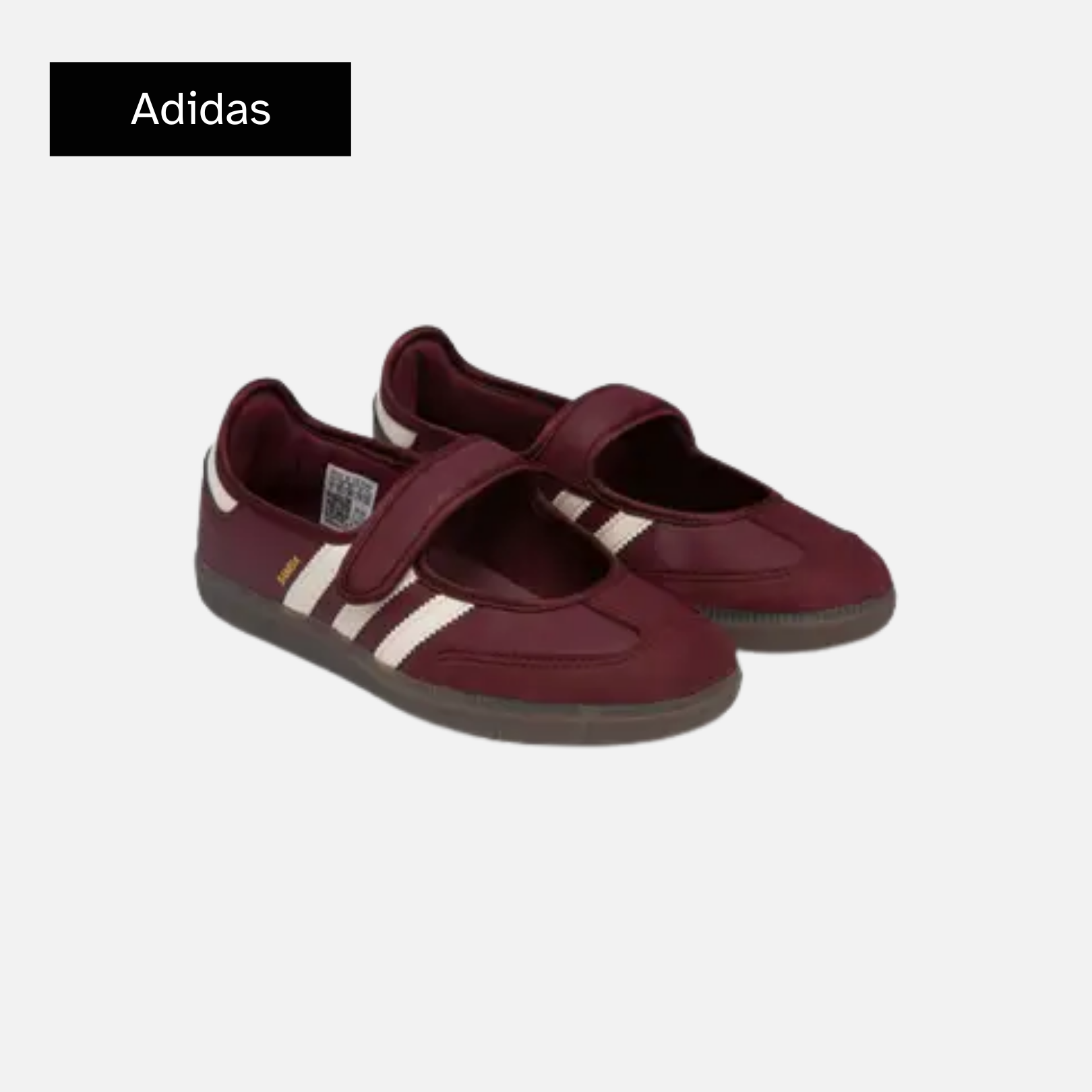 adidas Wmns Samba Mary Jane 'Maroon Cream White Gold Metallic'