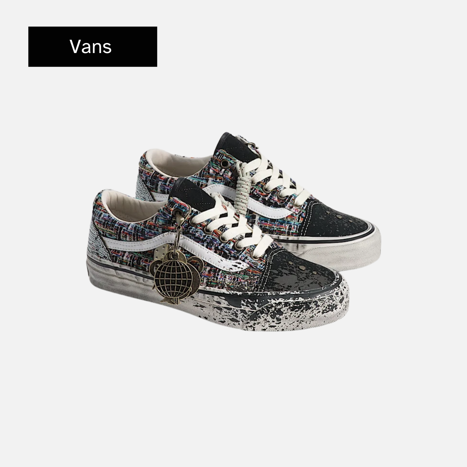 Vans Old Skool Premium Charms 'Black Grey'