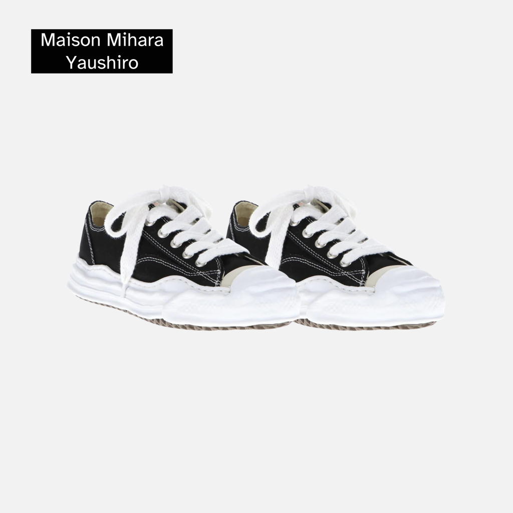Maison Mihara Yasuhiro Hank OG Sole Canvas Low 'Black White'