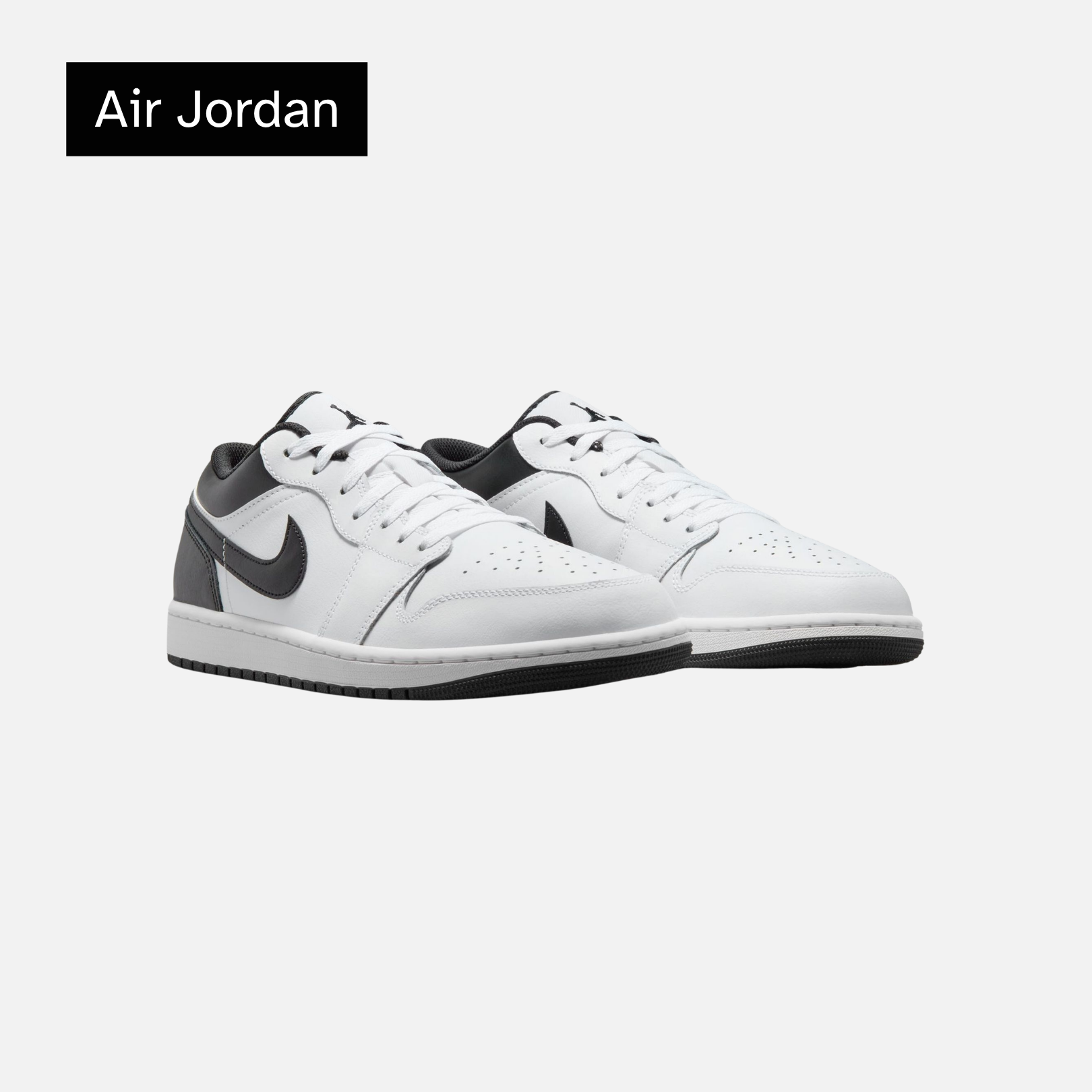 Air Jordan 1 Low 'White Black'