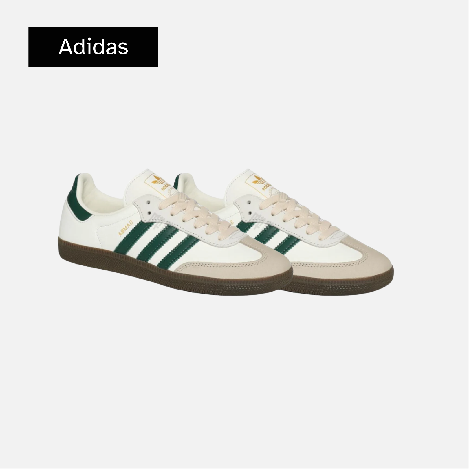 adidas Wmns Samba OG 'Off White Collegiate Green'