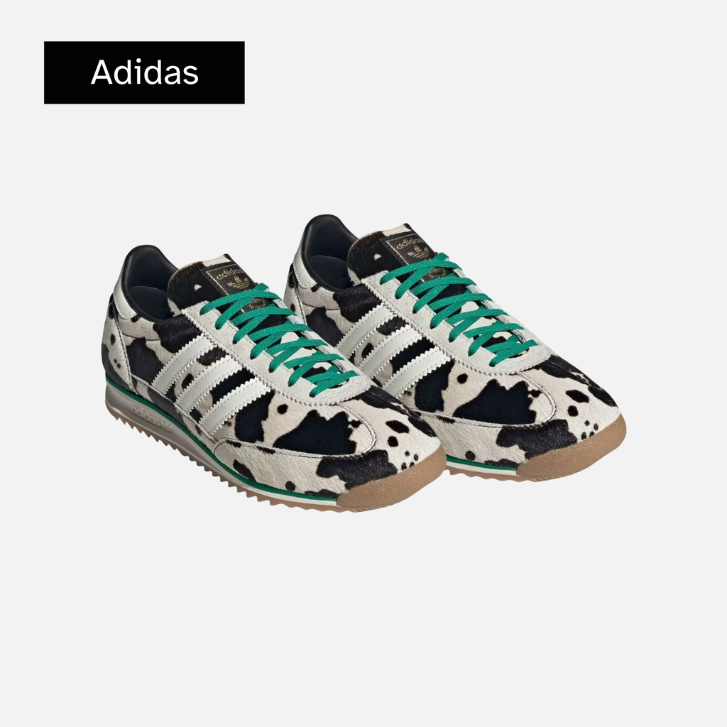 adidas Wmns SL72 OG 'Cowprint - Core Black Court Green'