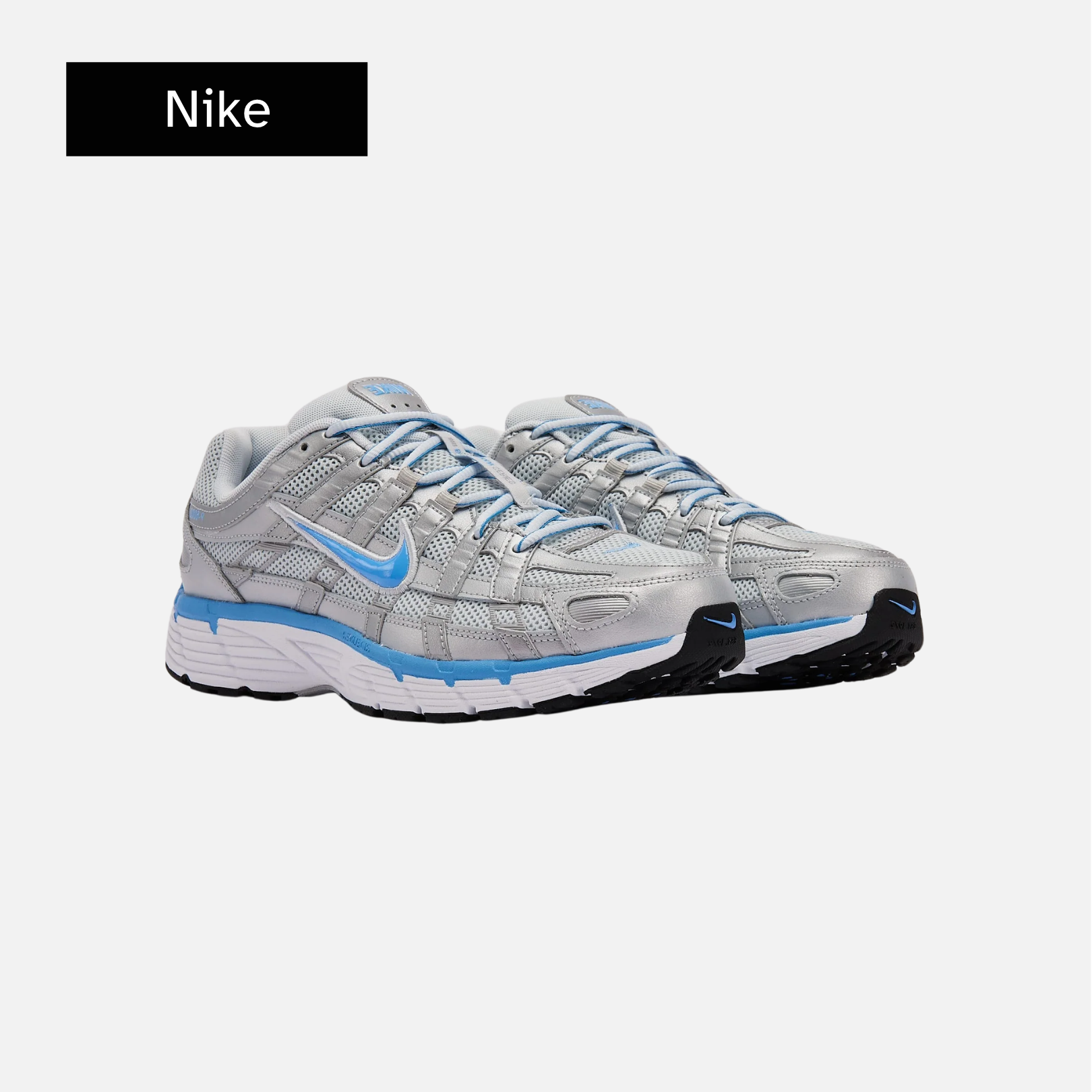 Nike P-6000 'Metallic Platinum University Blue'