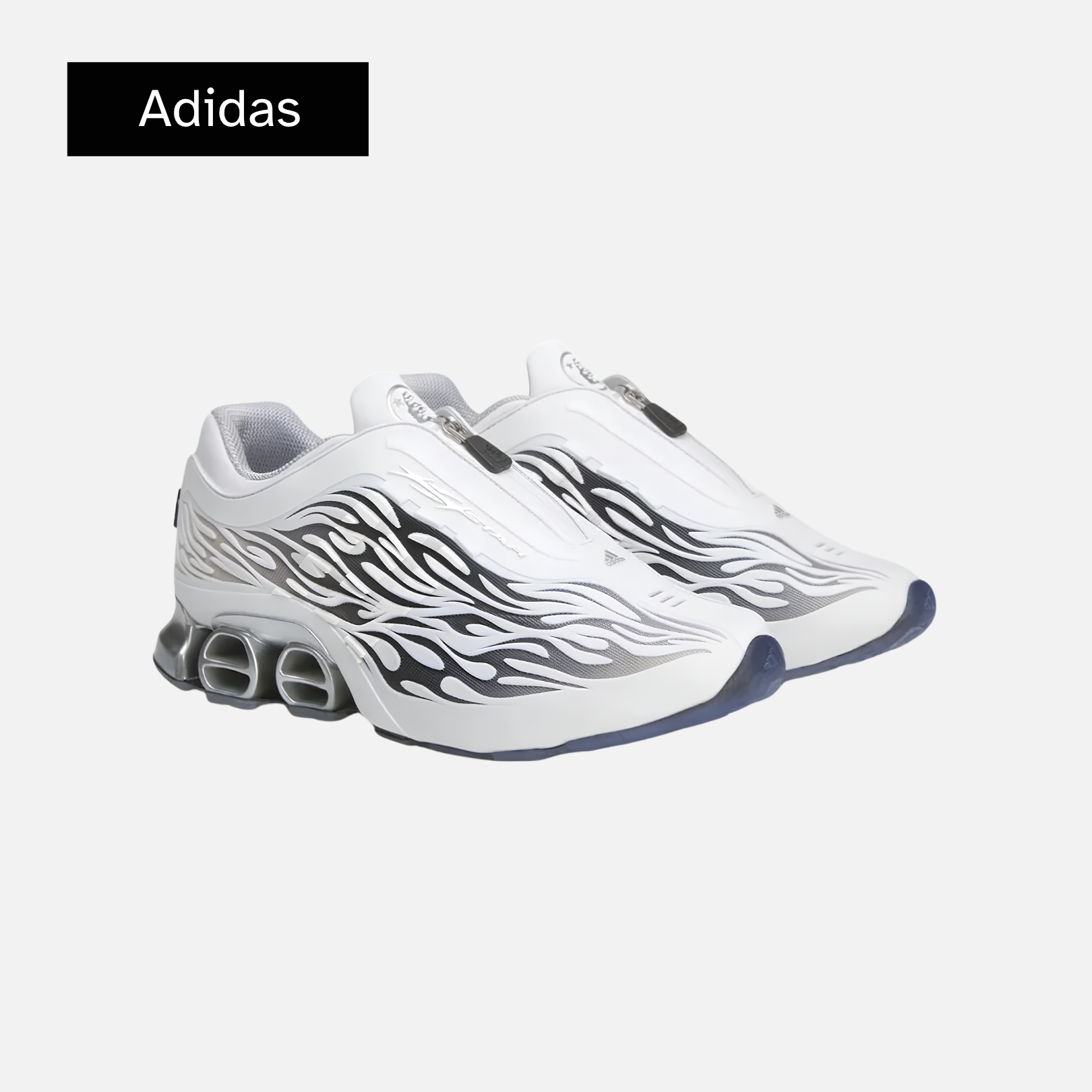 Hellstar x adidas Megaride S2 'White Black Silver'