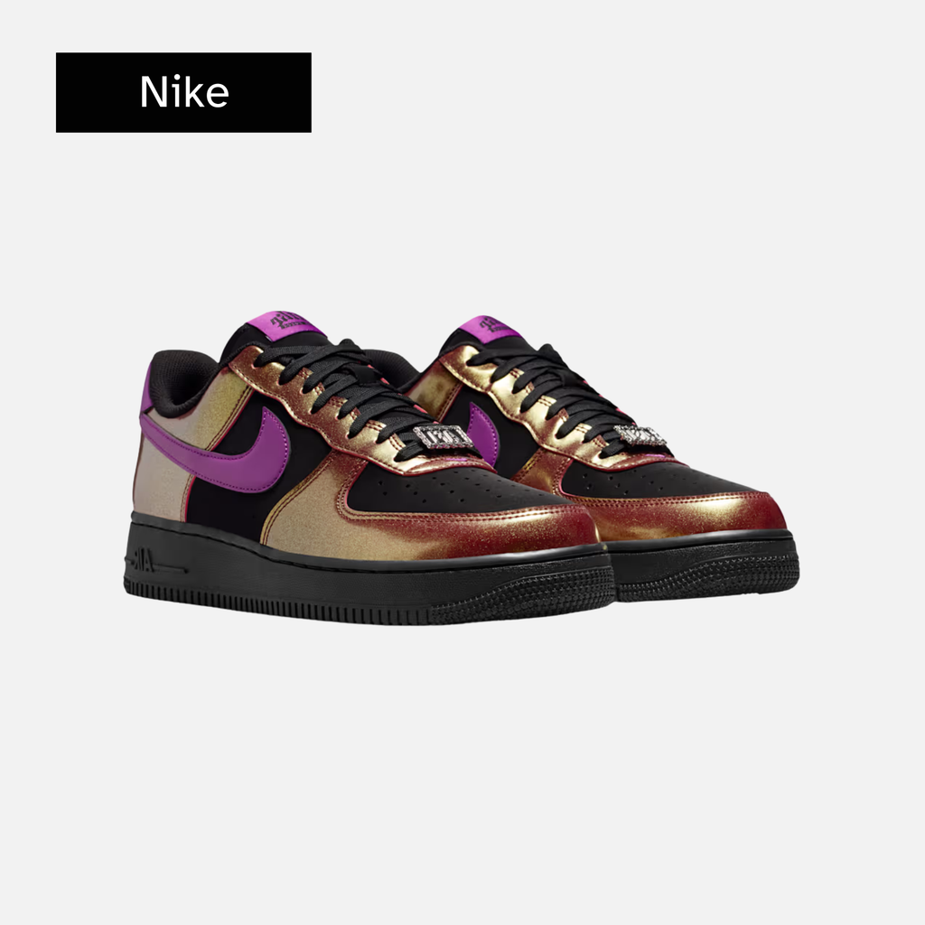 Nike Air Force 1 '07 LV8 'Gold Black Bold Berry'