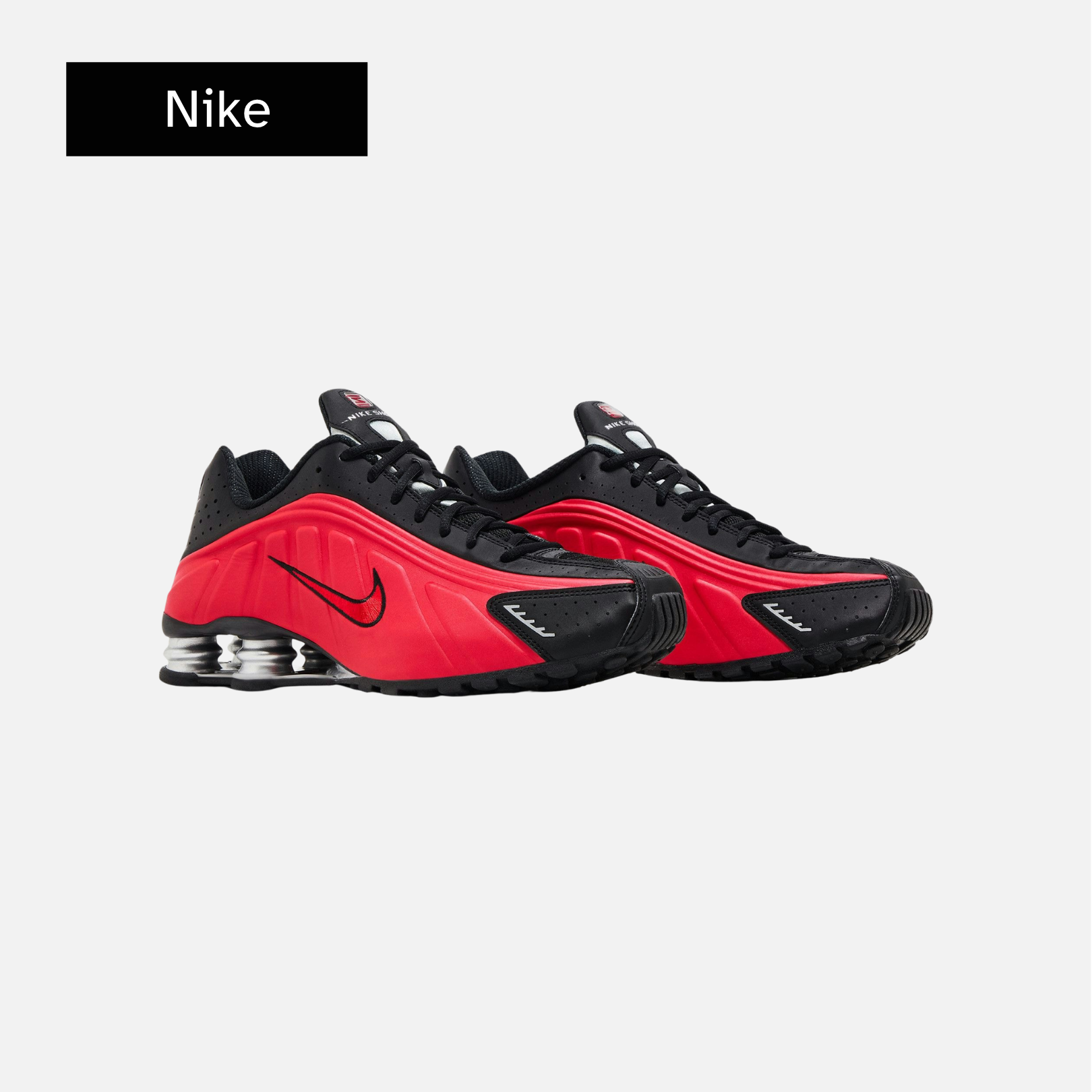 Nike Shox R4 'University Red Black'