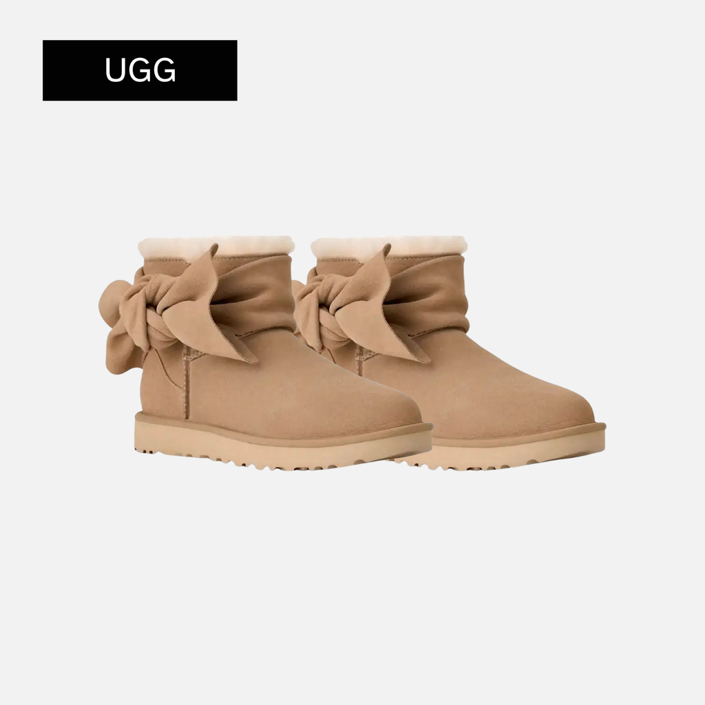 UGG Wmns Classic Mini Bow 'Sand'