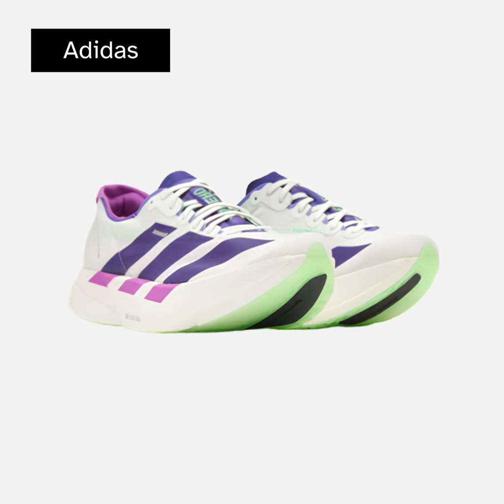adidas Adizero Adios Pro 4 'Core White Purple Lime Burst'