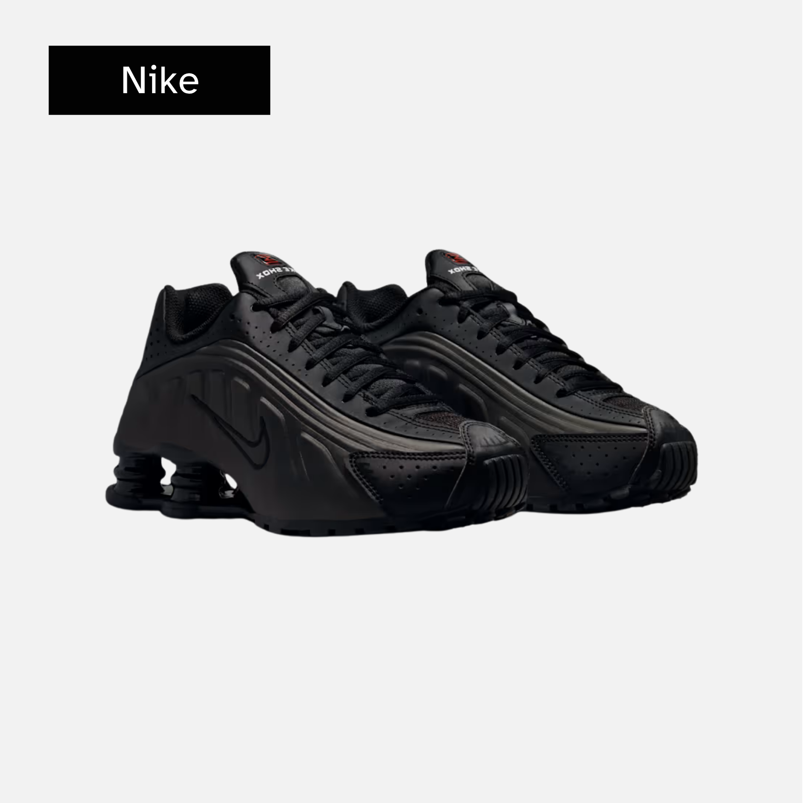 Nike Shox R4 GS 'Triple Black'