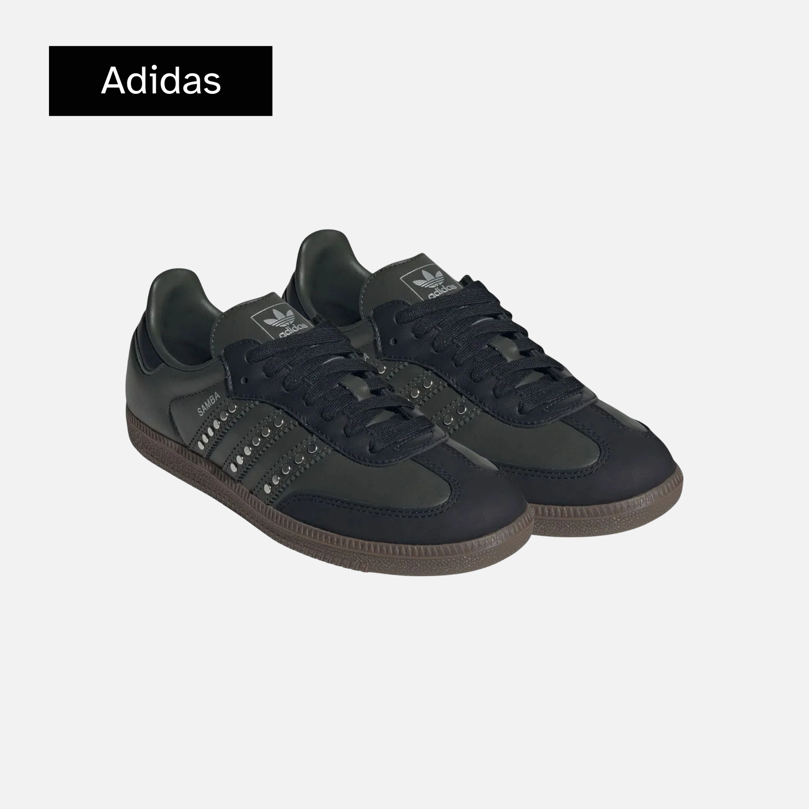 adidas Wmns Samba OG 'Studded Stripes - Black Earth'