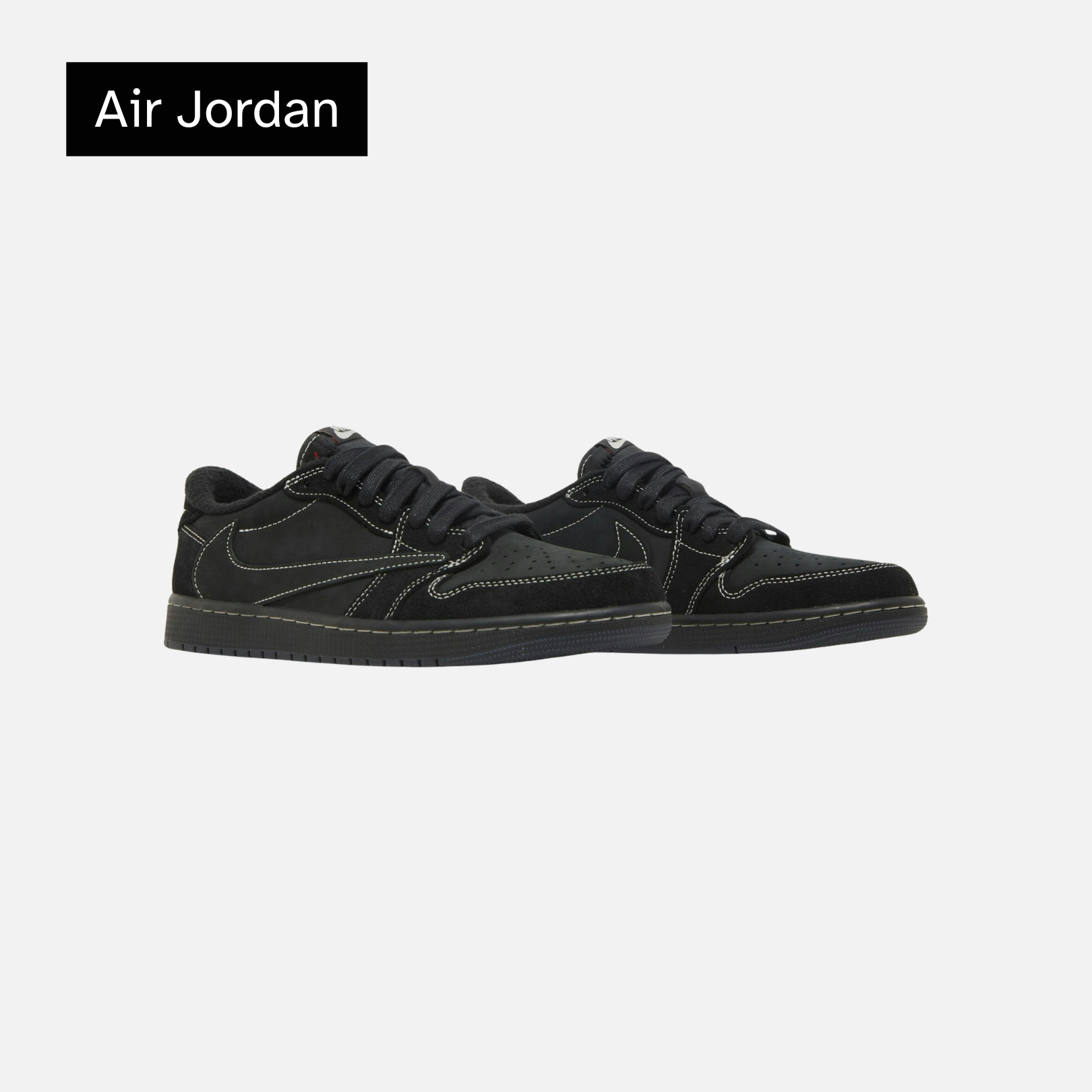 Travis Scott x Air Jordan 1 Retro Low OG SP 'Black Phantom'
