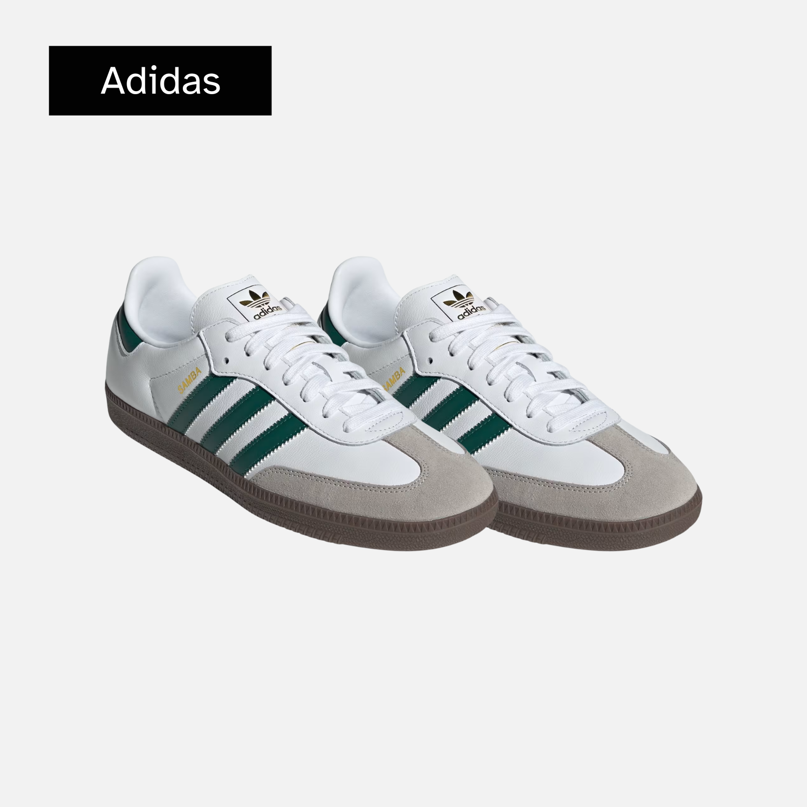 Adidas Samba OG 'Cloud White Collegiate Green'