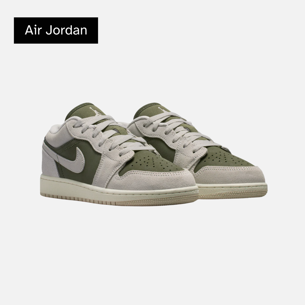 Air Jordan 1 Low SE GS 'Medium Olive Sail'