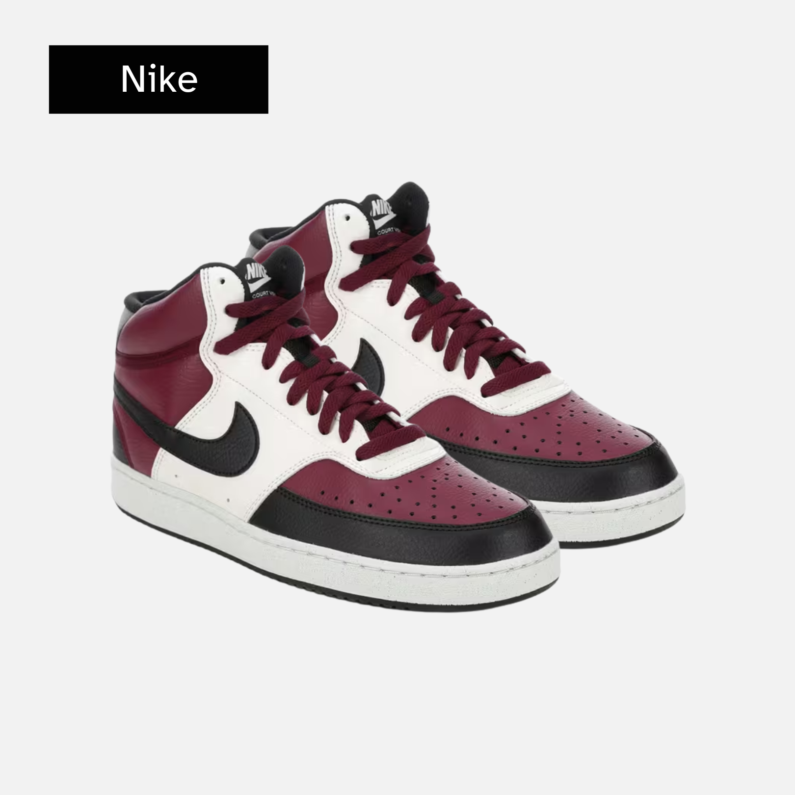 Nike Court Vision Mid Next Nature 'Dark Beetroot'