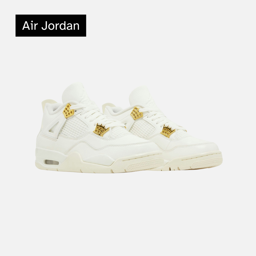 Wmns Air Jordan 4 Retro 'Metallic Gold'