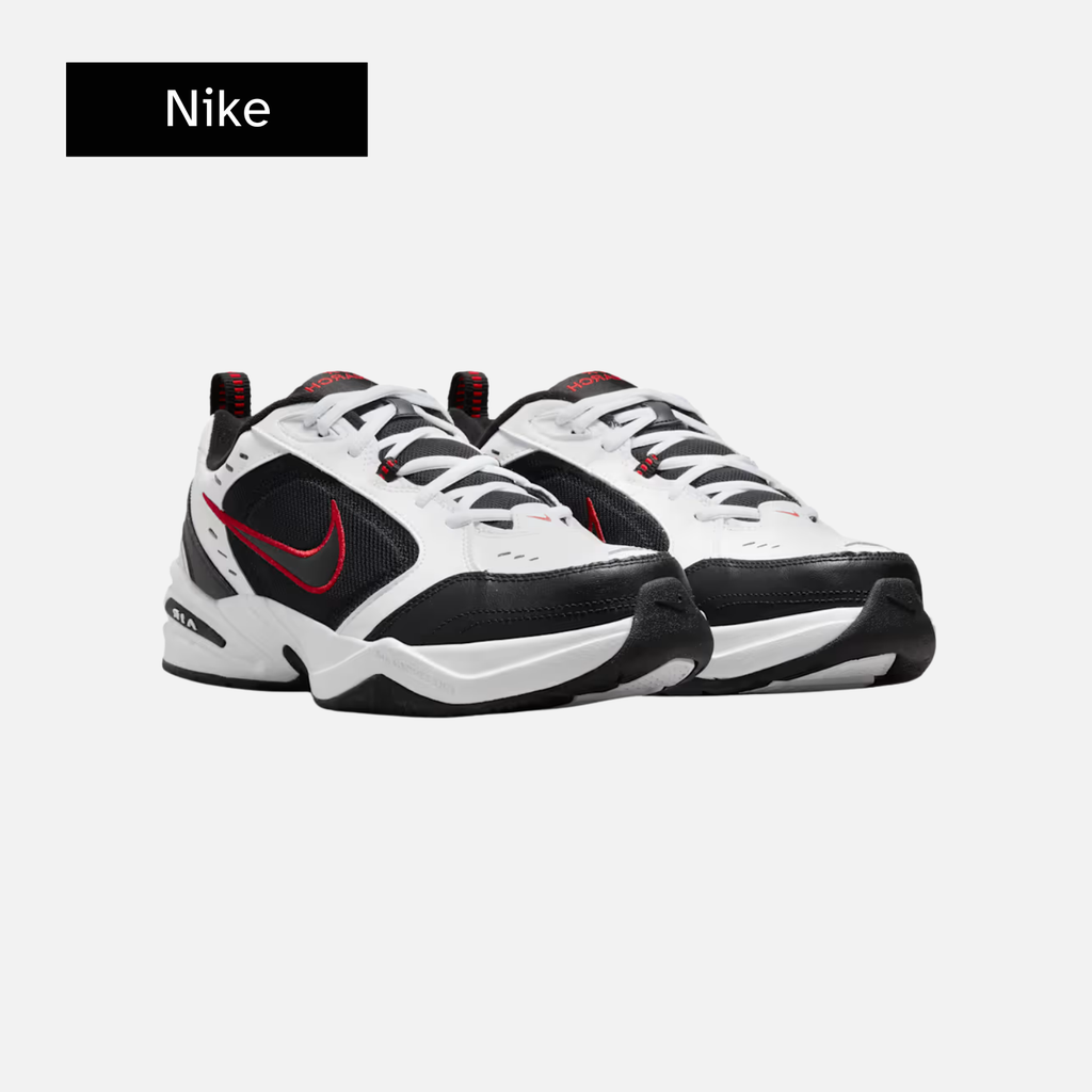 Nike Air Monarch IV 'White Black Red'