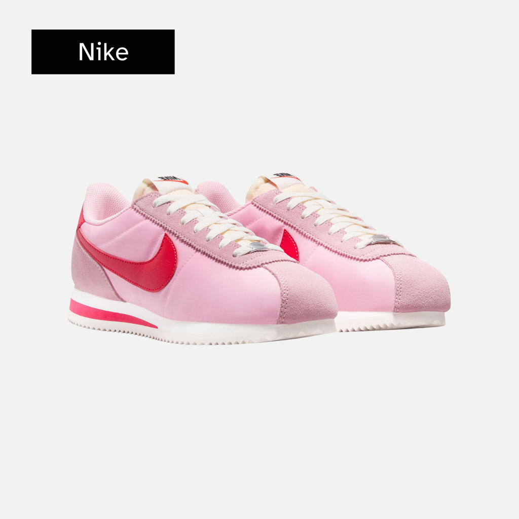 Wmns Cortez TXT 'Soft Pink Fire Red'