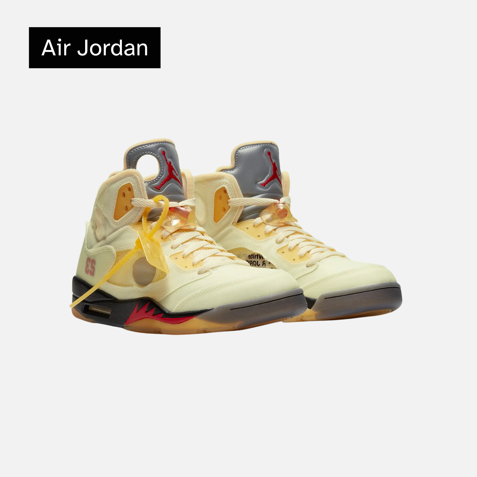 Off-White x Air Jordan 5 SP 'Sail'