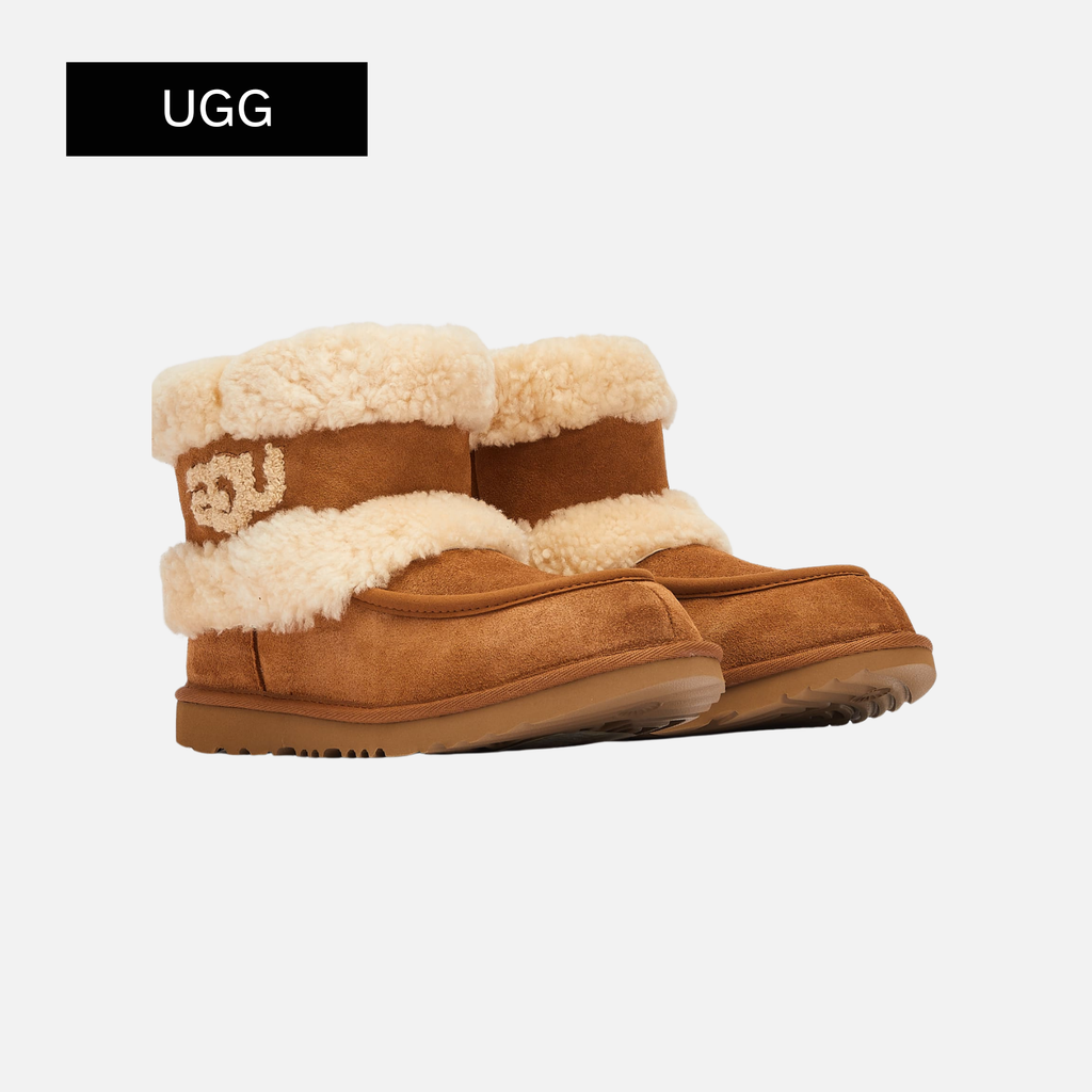 UGG Ultra Mini Fluff Boot Kids 'Chestnut'