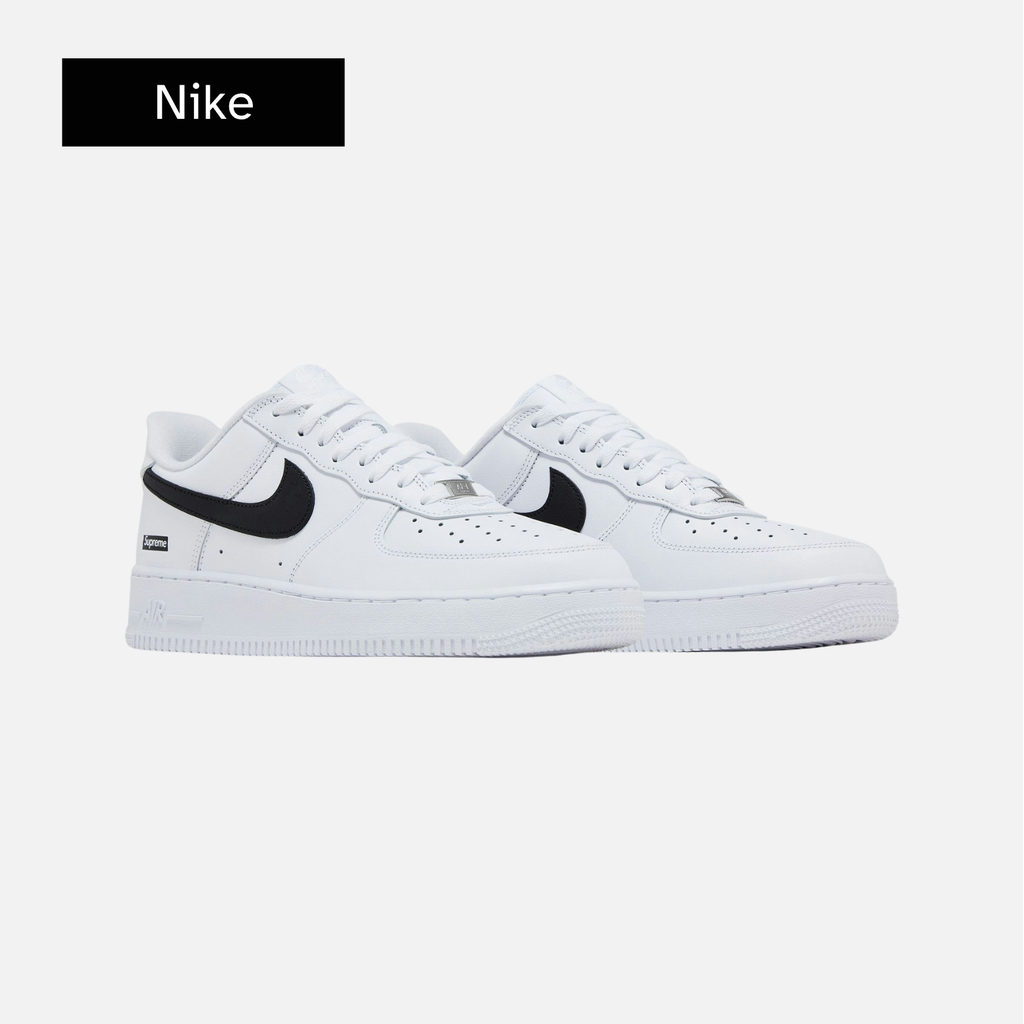 Supreme x Nike Air Force 1 Low 'Box Logo - White Black'