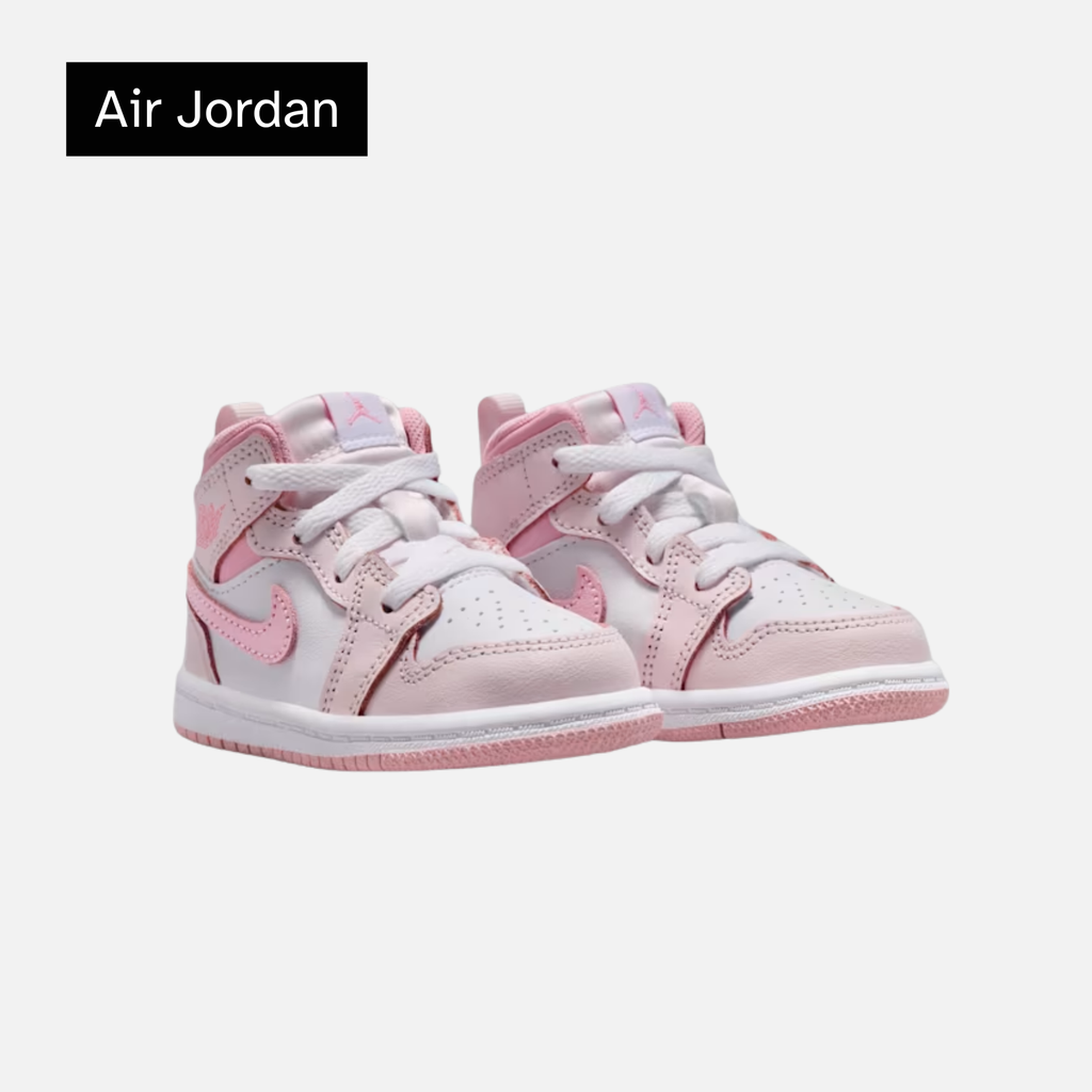 Air Jordan 1 Mid TD 'Pearl Pink White'
