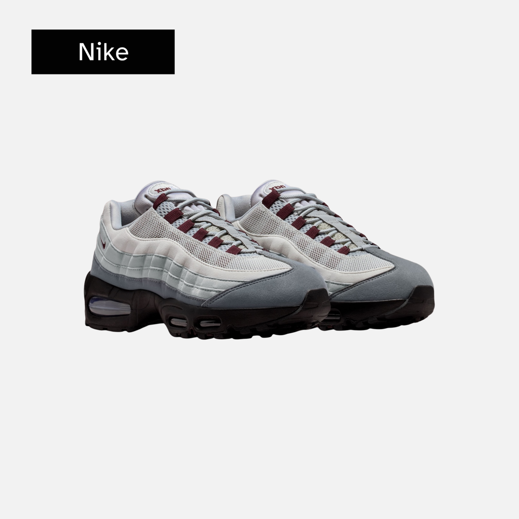 Nike Wmns Air Max 95 'Big Bubble - Smoke Grey Burgundy Crush'