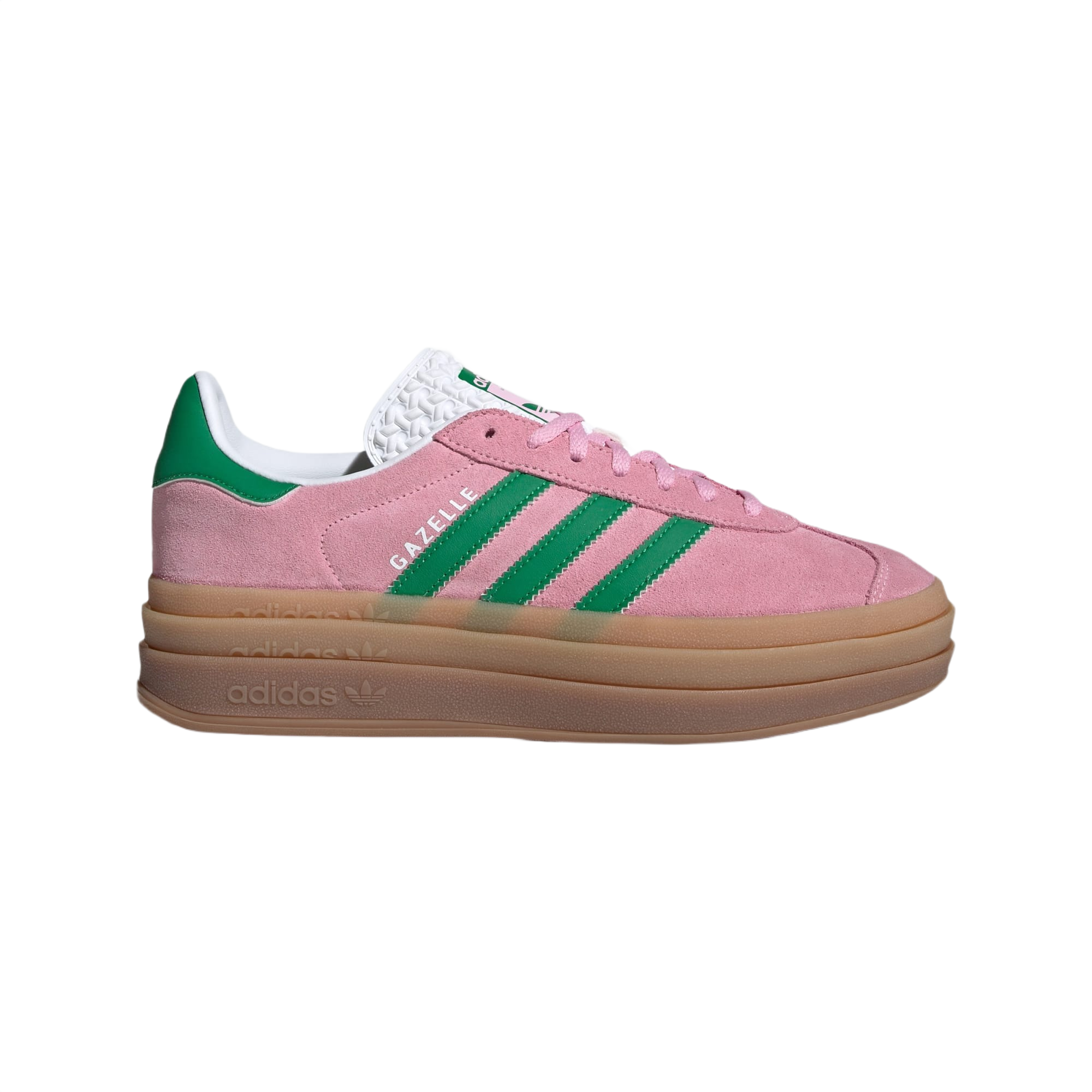 Wmns Gazelle Bold 'True Pink Green'