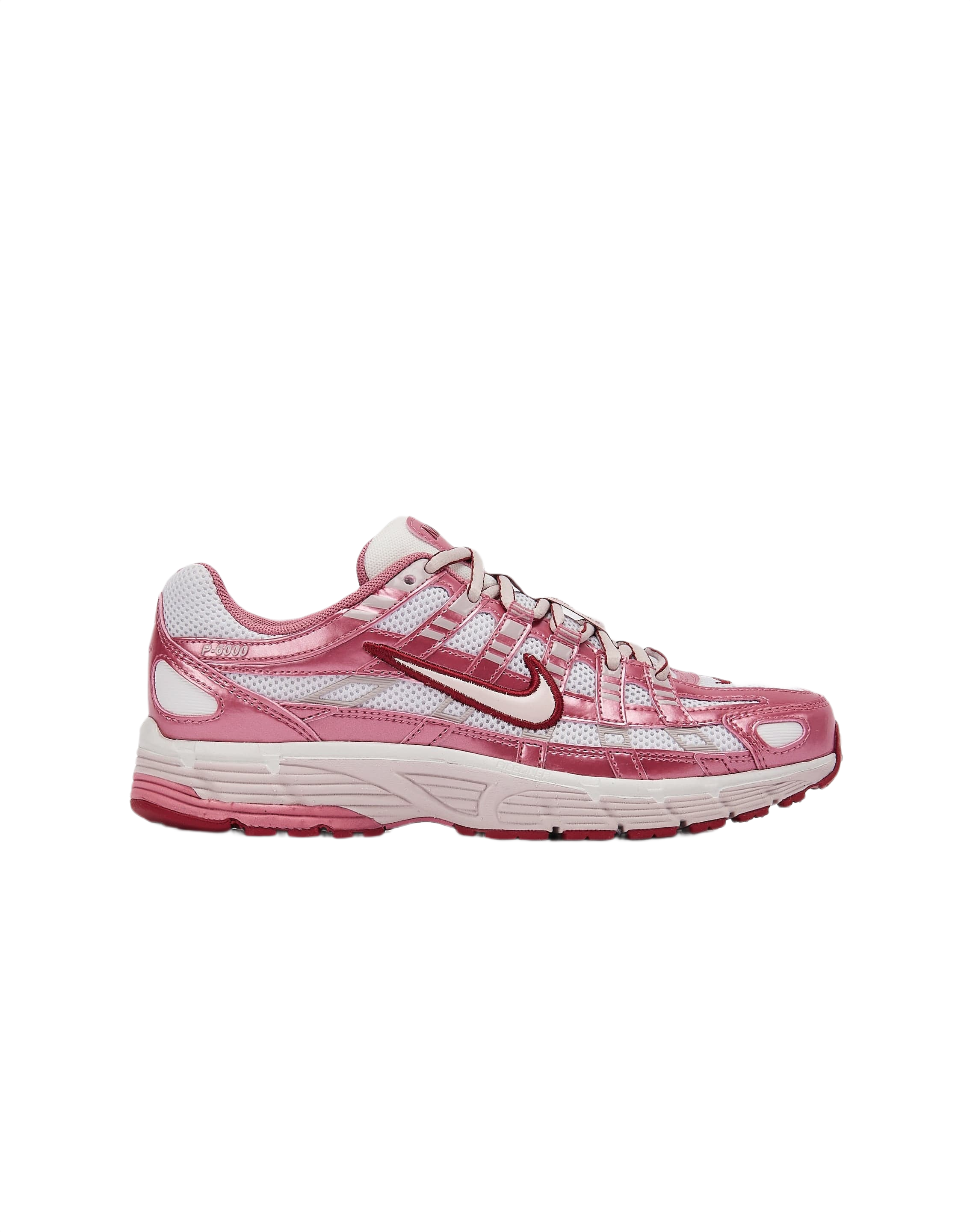 Wmns Nike P-6000 'White Silt Red Peony'