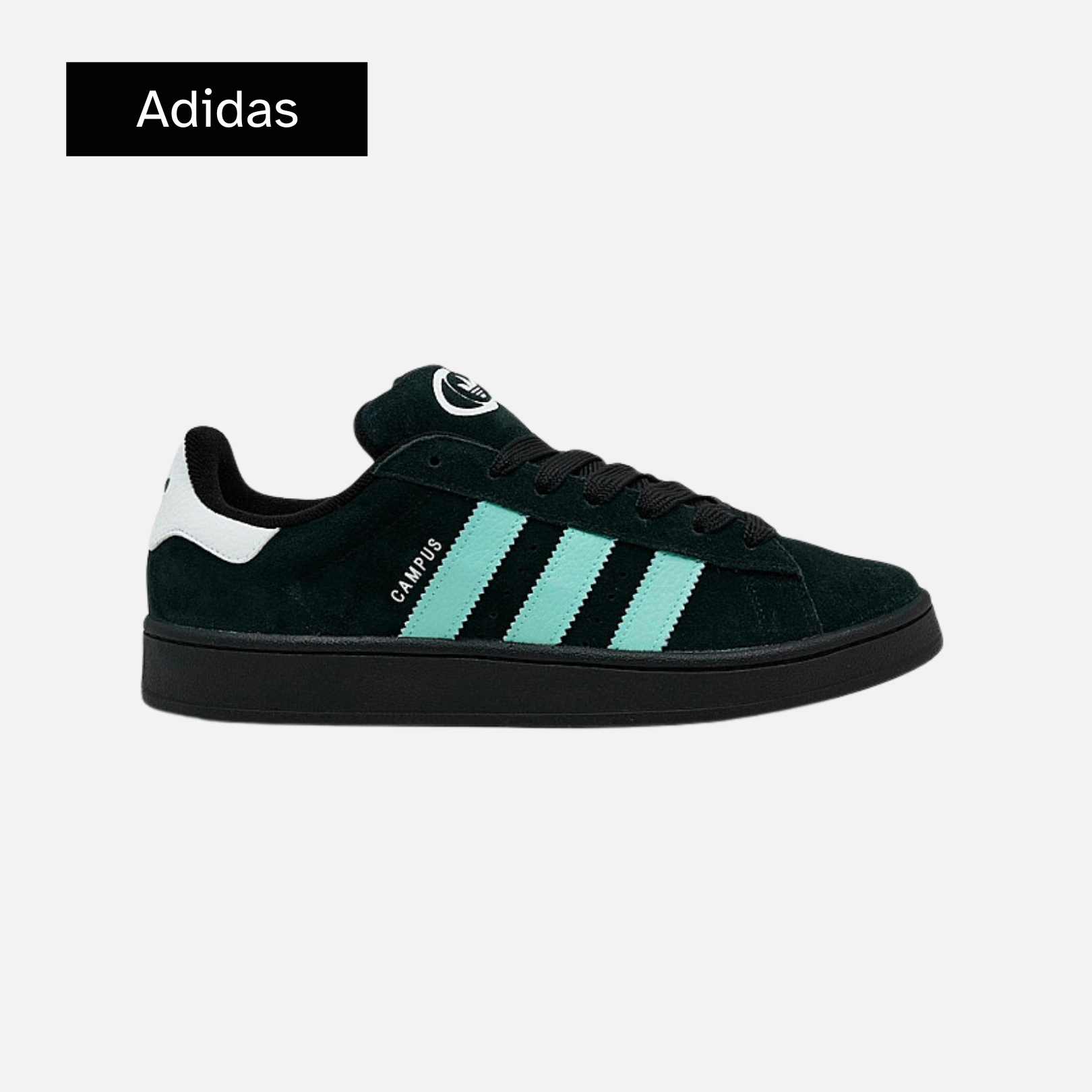 Campus 00s 'Black Flash Aqua'