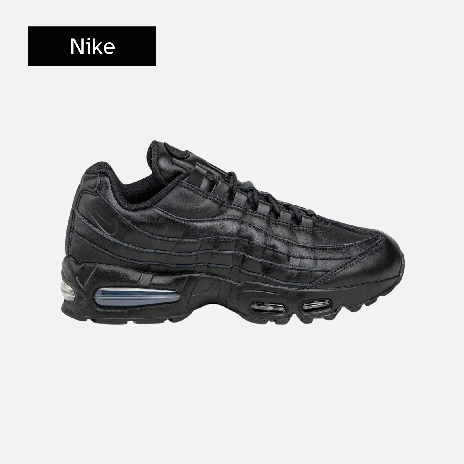 Nike Air Max 95 'Big Bubble - Black Leather'